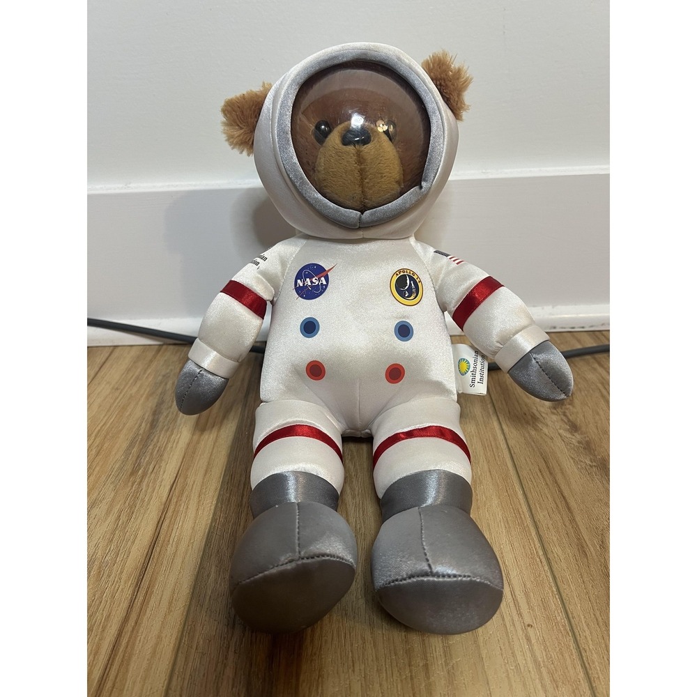 Smithsonian‎ Institution NASA Apollo Astronaut Teddy Bear Plush Toy Space Suit